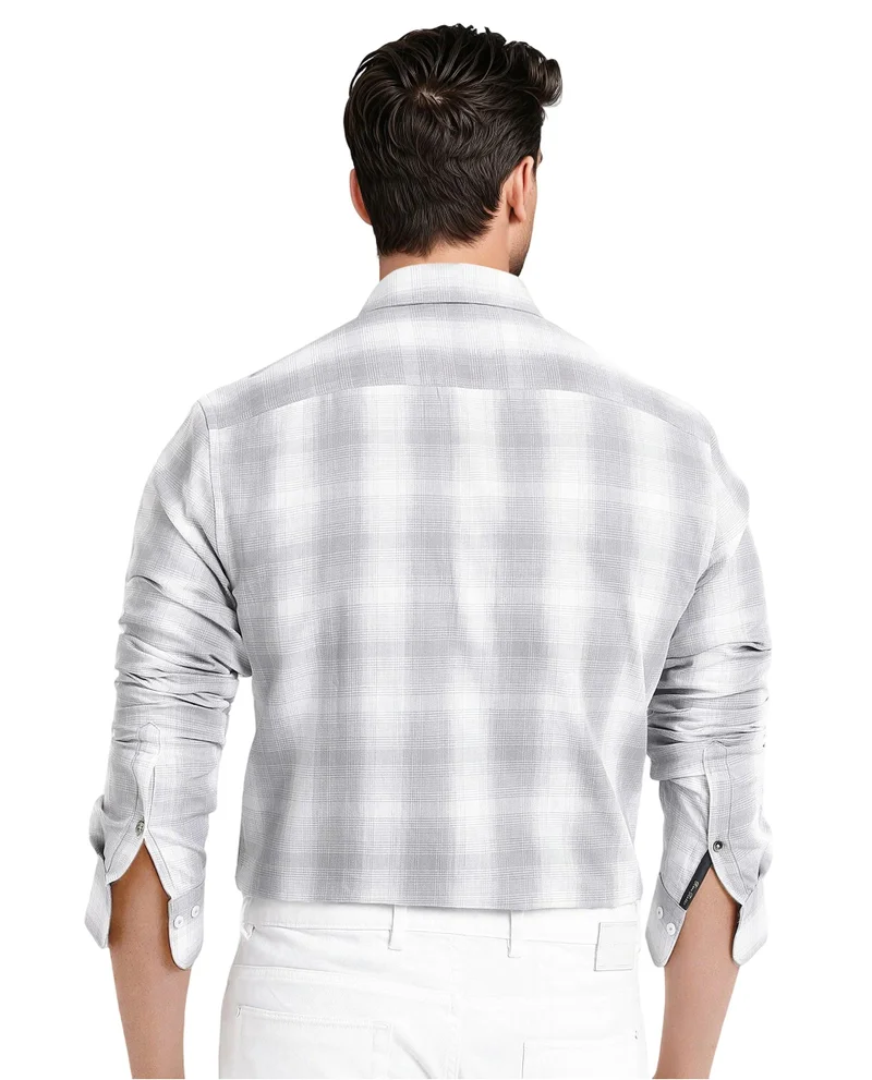 Rare Rabbit Men's Cotton Check Shirt