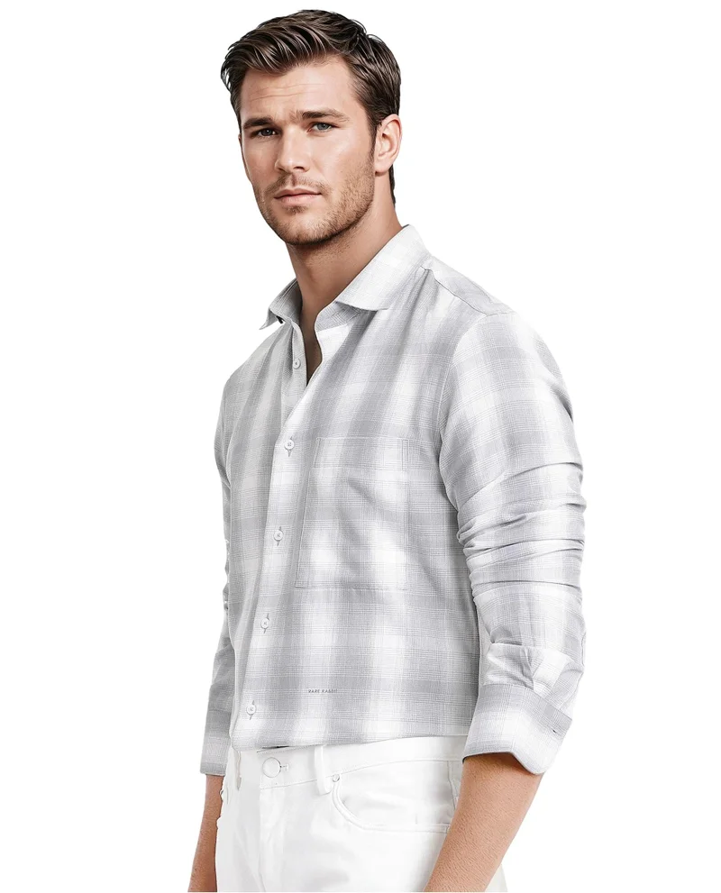 Rare Rabbit Men's Cotton Check Shirt