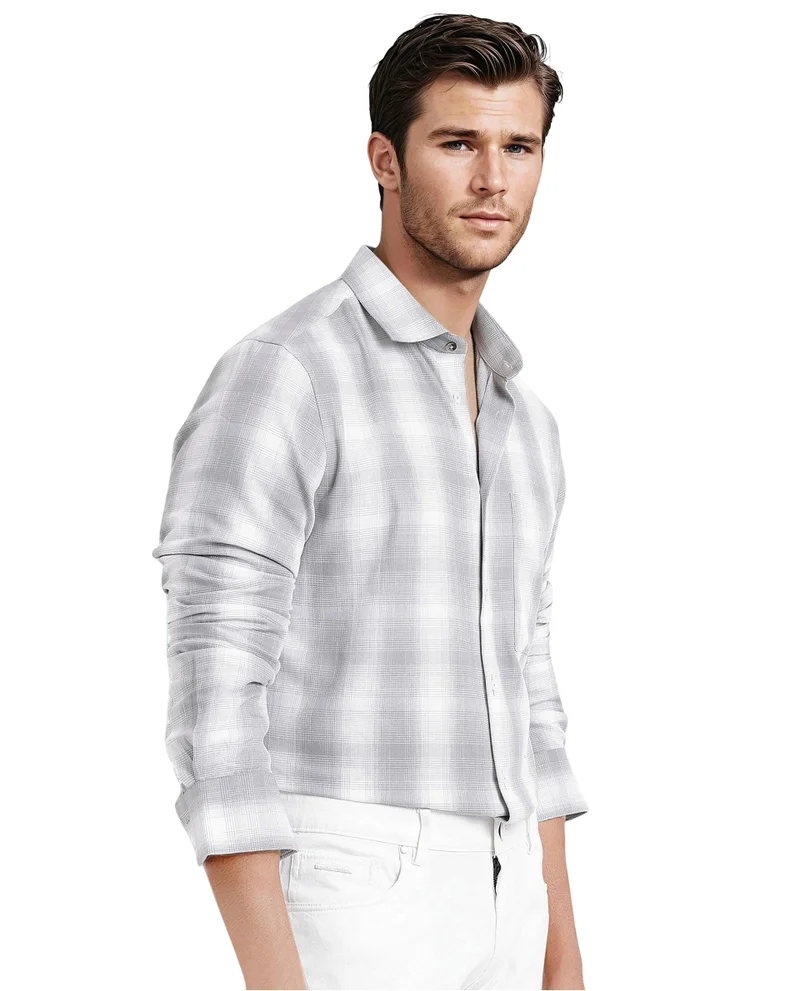 Rare Rabbit Men's Cotton Check Shirt