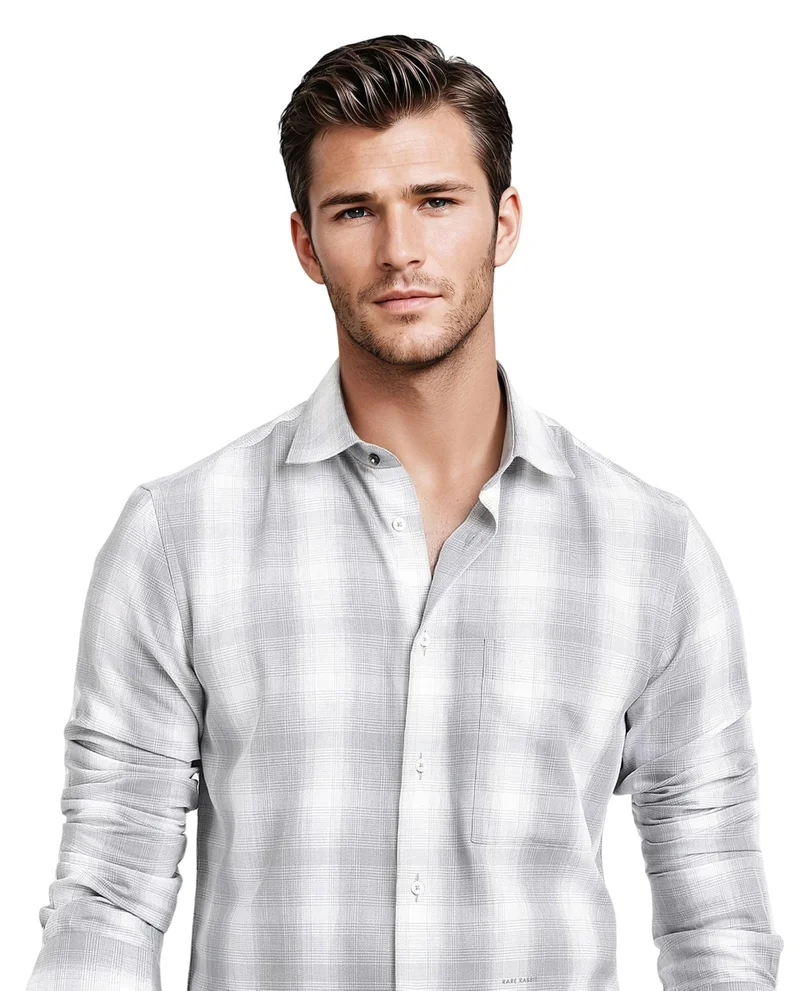 Rare Rabbit Men's Cotton Check Shirt