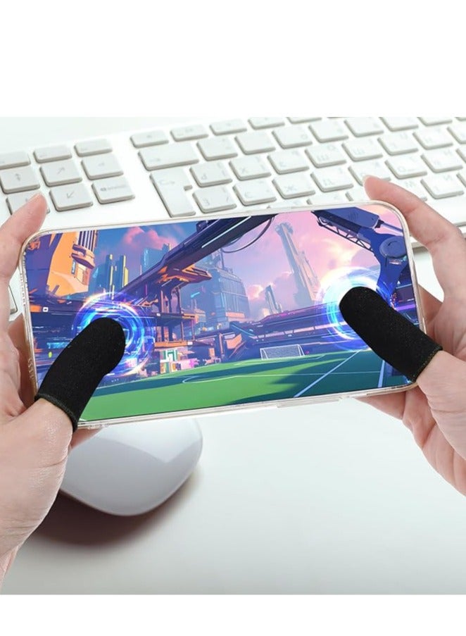 General 20 piece finger cover suitable for gaming phones, game controllers, finger covers, thumb covers, sweat resistant, breathable, seamless touch screens  - Image 4