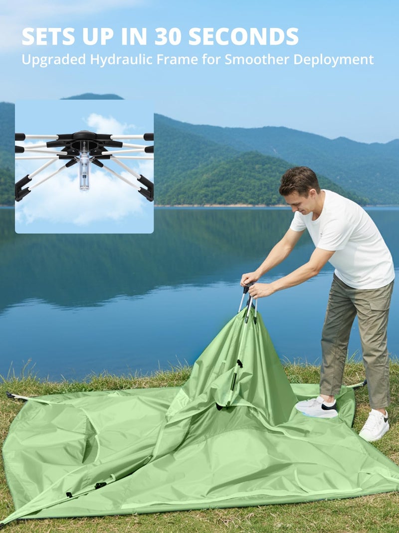 CAMEL CROWN Instant Tent for 3-4 Person, Waterproof & Sun Protection Family Camping Tent, Sets Up in 30 Seconds, Lightweight with Carry Bag for Hiking, Car Camping, Backyard - Image 3