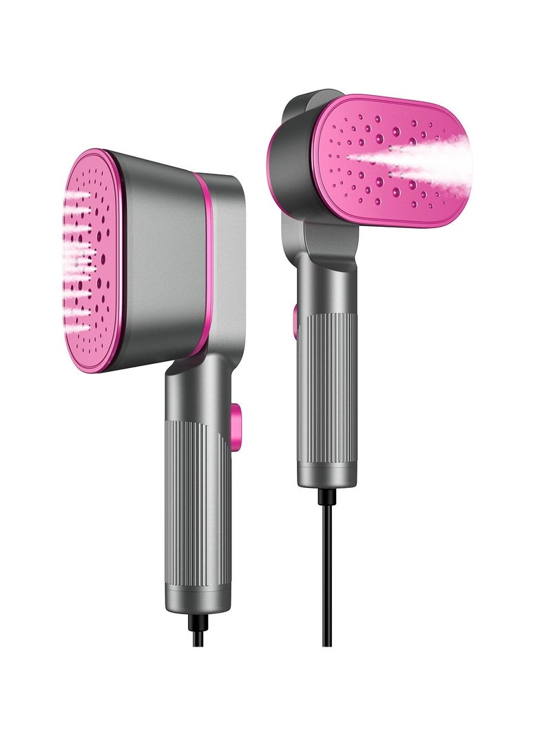 Excefore Handheld Steamer for Clothes, Portable Steamer For Clothes, 2 in 1 Fabric Wrinkle Remover and Clothing Iron, 2000W Powerful Clothes Steamer, 9 Second Fast Heat-up, for Home, Office and Travel - Image 1