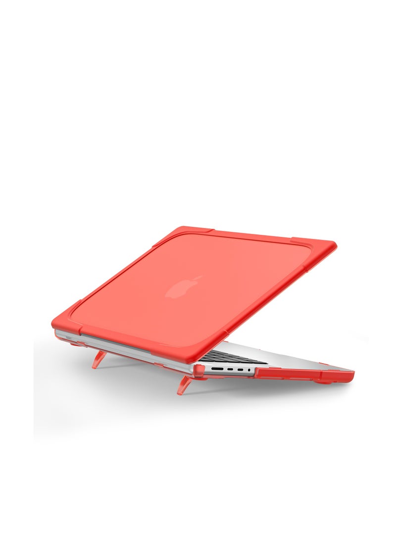 GULFLINK GULFLINK Hard Shell Case Cover with Kickstand Shockproof Function for MacBook pro 16.2 inch 2021  - Image 3