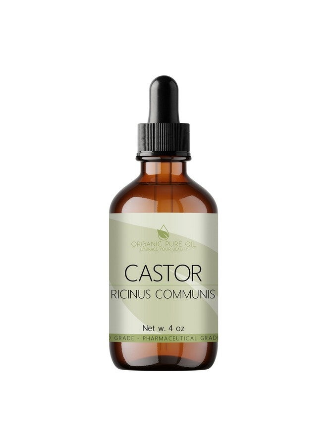 OPO Pure Castor Bean Oil100% Pure Organic Cold Pressed 4 Oz Premium Pharmaceutical Gradecastor Oil For Hair Nails Eyelashes Eyebrows Beard - Image 1