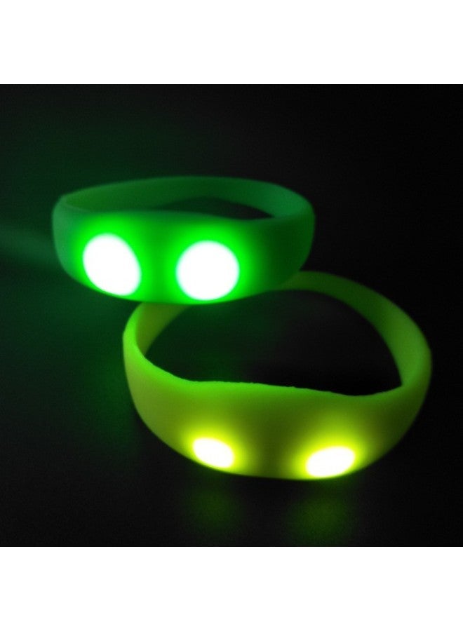 Concert Bar Atmosphere Remote Control Luminous Bracelet Enterprise Annual Meeting Lottery Voice Control Led Aid Luminous Bracelet-Color:Button Type Yellow  - Image 5