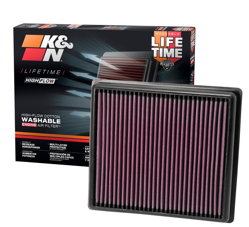 KN HighFlow Original Lifetime Engine Air Filter Increase Power Premium Washable Compatible with 20122020 BMW See Product Description for Select Models 332990