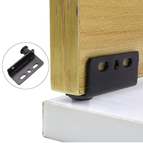 Aifeier ET 2 Sets Pivot Hinges Black Heavy Duty Concealed Shaft Door Hinges with Bushing for Wood Doors, Drawers, Furniture Cabinets, Wardrobe, Showcase, etc - Image 5