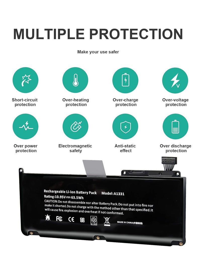 Generic 5800mAh Laptop Battery for MacBook Pro 13-inch A1331 A1342 Model Late 2009 Mid 2010 and MacBook 13.3 Series 7 A1342 MC516*-A 6 A1342 MC207*-A 10.95V 64W  - Image 3