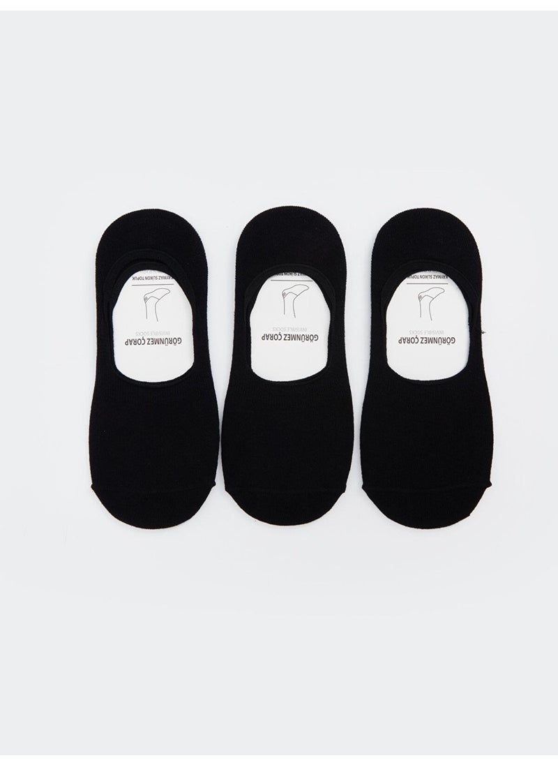 LC WAIKIKI Lcw Accessories Men's Ballerina Socks 3-Pack  - Image 1