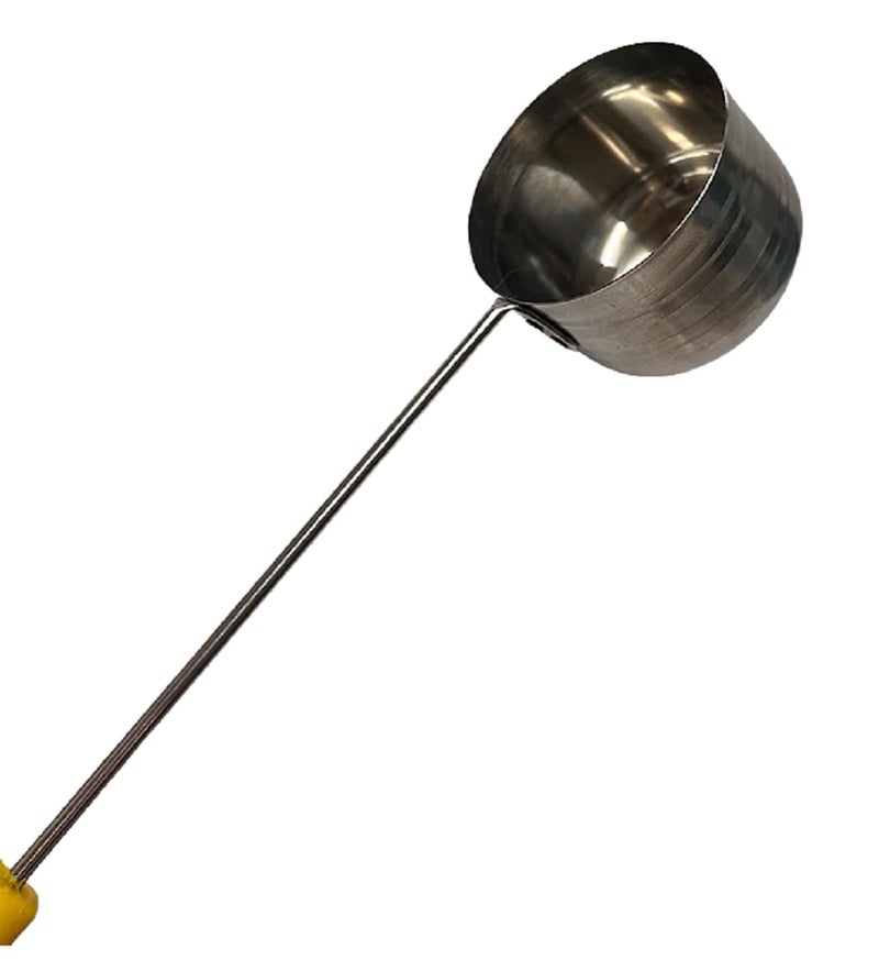 Dynore Stainless Steel Water Serving Donga with Plastic Handle, 34 Cm - Image 3