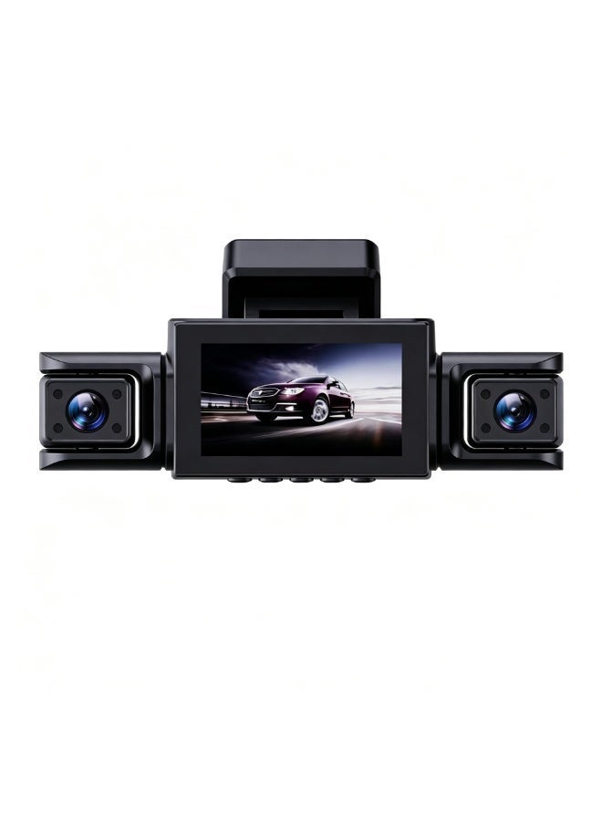 نيو سمارت 4 Channel Dash Cam 2.5K+1K+1K+1K Car GPS Wifi Built-in 128GB eMMC G-Sensor,3.0'' IPS Screen,140° Wide Angle,Reversing Aid, 24H Parking Monitor Super Night Vision - Image 3