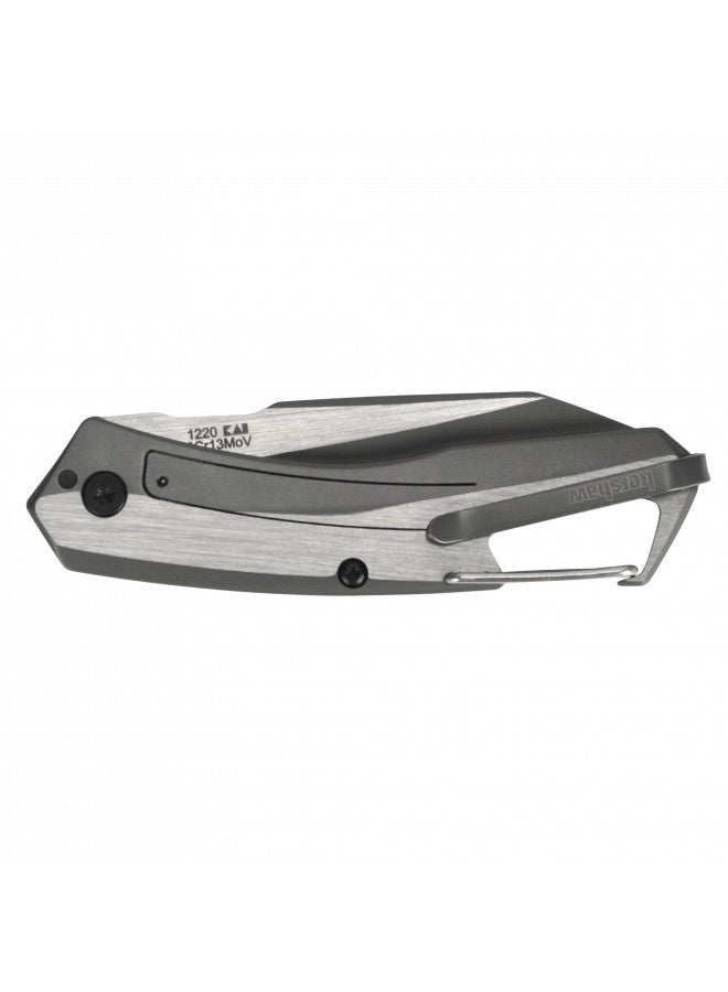 Kershaw Kershaw Reverb Pocket Knife, 2.5-In. 8Cr13Mov Manual Open Blade, Lightweight, Outdoor Knife For Hiking, Camping  - Image 1