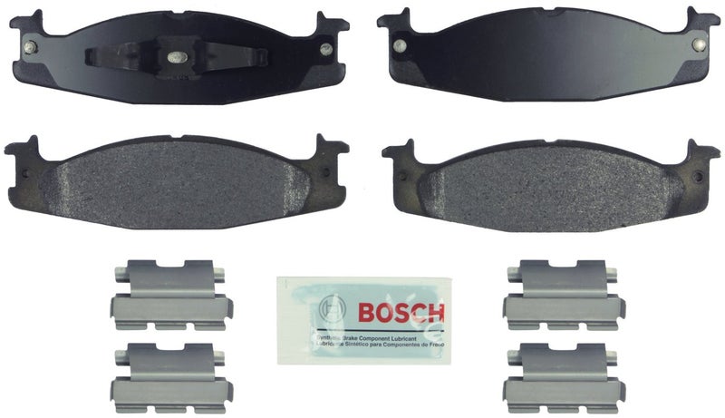 BOSCH BE632H Blue Ceramic Disc Brake Pad Set With Hardware - Compatible With Select Ford Bronco, E-150, E-150 Club Wagon, E-150 Econoline, E-150 Econoline Club Wagon, F-150; FRONT - Image 5