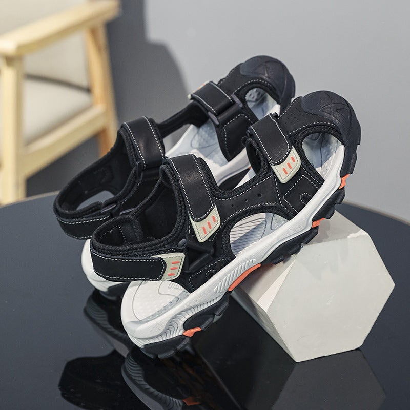 Summer Women'S Sandals Roman Retro Head Layer Cowhide Sandals Sandals Handmade Women'S Large Children'S Sandals - Image 5