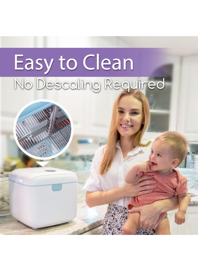 بابابليك 4-in-1 UV Light Sanitizer | UV-Clean Sanitizing and Dryer Pro | UV Sanitizer Box with Dual UV-C Lamps for Babies  Whole Family | Large Capacity | Touch Control - Image 4