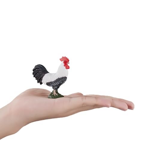 MOJO Cockerel Rooster Realistic Farm Animal Hand Painted Toy Figurine - Image 4