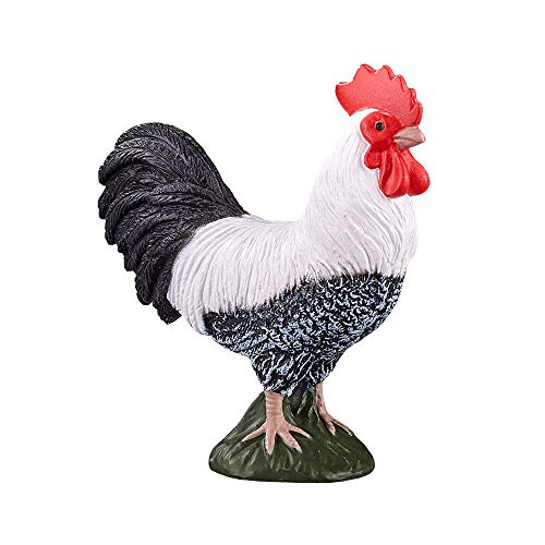 MOJO Cockerel Rooster Realistic Farm Animal Hand Painted Toy Figurine - Image 2
