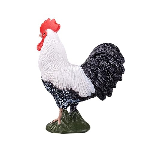 MOJO Cockerel Rooster Realistic Farm Animal Hand Painted Toy Figurine - Image 3