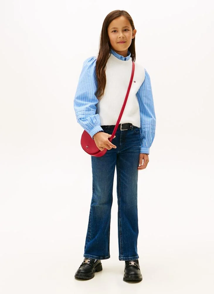 Tommy Hilfiger Denim Dark 01 Kids Flare Dark Jeans for Women | Best Price UAE