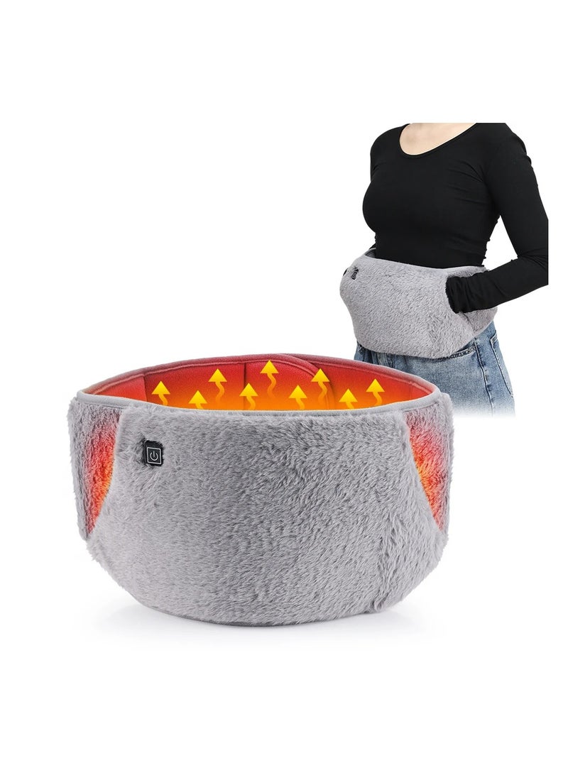 AROAQ Electric Heating Waist Belt USB Hand Warmer Hot Compression Therapy Abdominal Lumbar Uterine Warmer Menstrual Pain Relief Winter - Image 1