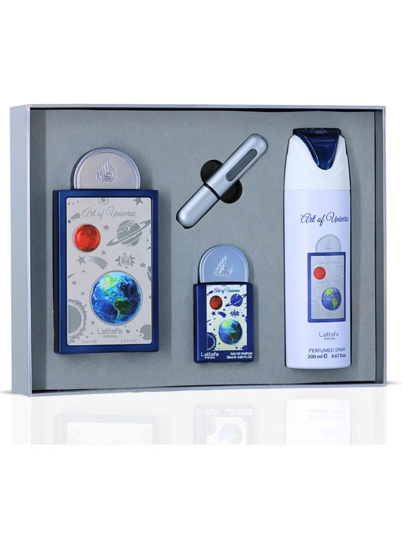 Lattafa Pride Art of Universe 3-Piece Luxury Perfume Gift Set - Image 3