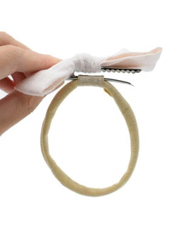 Super Soft Nude Interchangeable Nylon Headbands for Newborn Baby Kids, High Stretchy, 15pcs for DIY Crafts