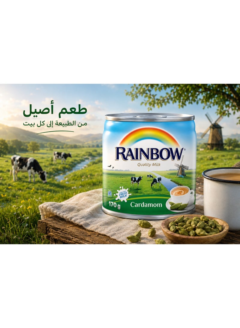 رينبو مشروب أبو قوص بنكهة الهيل، 240 مل | مشروب منعش بطعم الهيل العربي الأصيل - Image 5