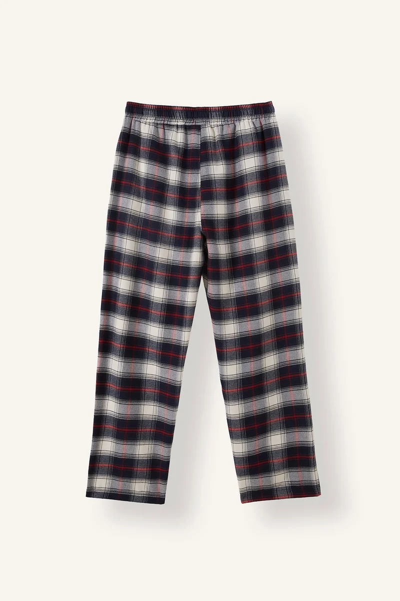 ديفاكتو New Regular Fit With Pockets Flanel Bottom