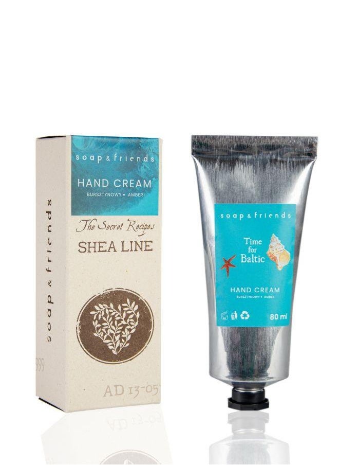 Soap&Friends Soap&Friends Time for Baltic Hand Cream 80ml – Luxurious Shea Butter Moisturizer for Soft Hands – Natural, Cruelty-Free & Hydrating Skincare  - Image 1