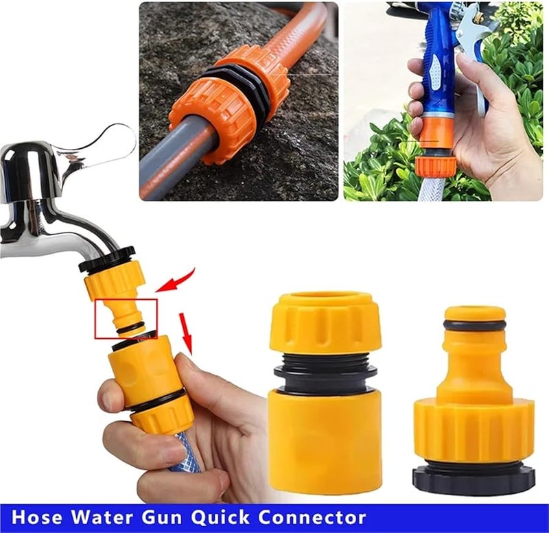 20Pcs 1 2 Inch Garden Hose Quick Connect Double Male Coupling Adapter For Irrigation Cleaning - Image 4