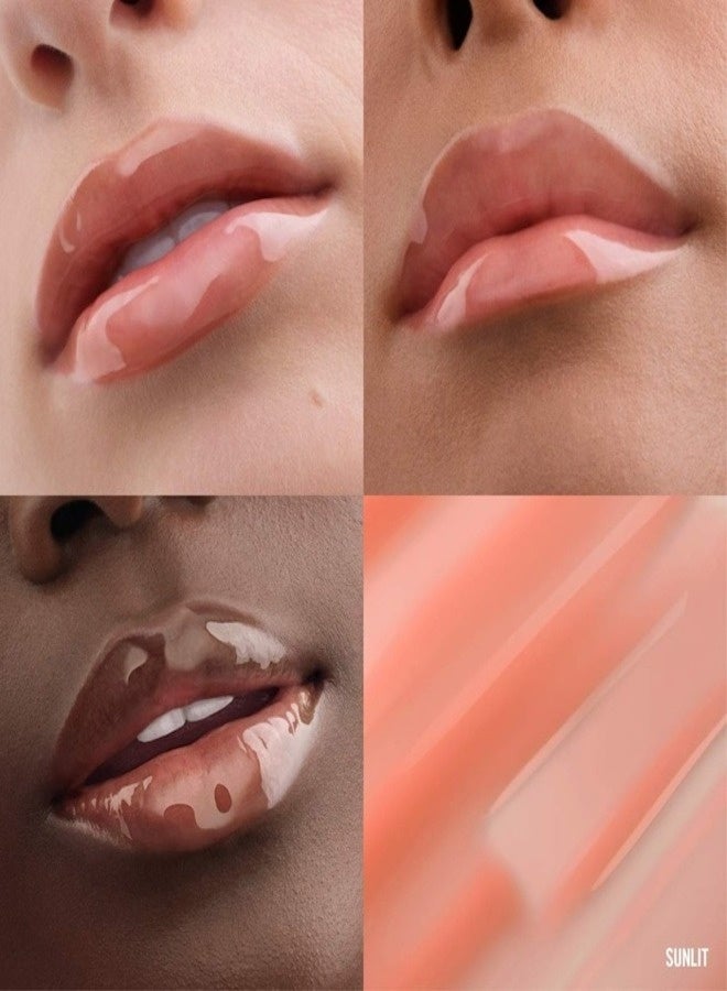 MAKEUP BY MARIO Hydrating SuperShine™ Lip Gloss 5ml – Shade Sunlit – Nourishing, High-Shine, Non-Sticky, Comfortable Wear - Image 2