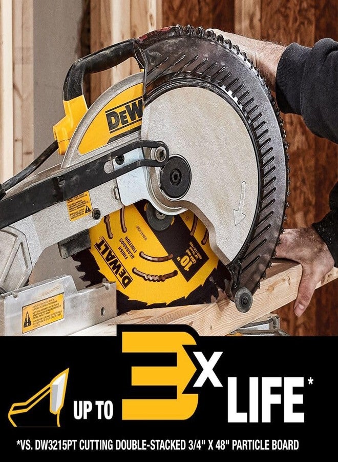 ديوالت شفرة منشار طاولة DEWALT، مقاس 10 بوصات، 60 سنًا، لمسة نهائية دقيقة، كربيد حاد للغاية (DWA11060) - Image 3