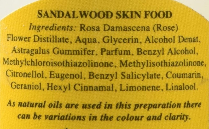 Geo F Trumper Sandalwood Skin Food Pre and Post Shave Gel Lotion 100 ml - Image 5