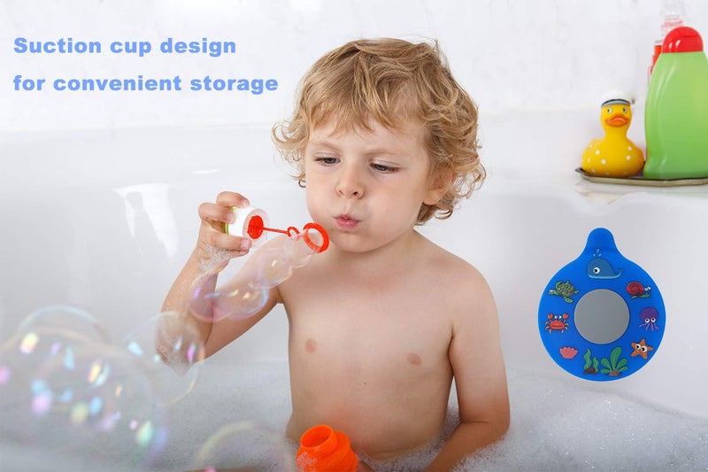 WSZCML Bathtub Drain Stopper, Silicone Tub Stopper Plug, Universal Bath Drain Cover, Kids Tots Babies Gift (Blue Turtle) - Image 3
