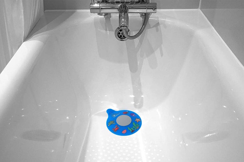 WSZCML Bathtub Drain Stopper, Silicone Tub Stopper Plug, Universal Bath Drain Cover, Kids Tots Babies Gift (Blue Turtle) - Image 5