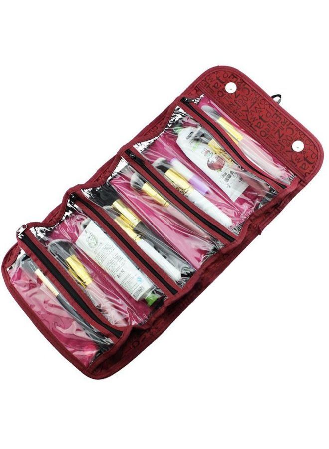 Travel Roll up Cosmetic bag - Image 2