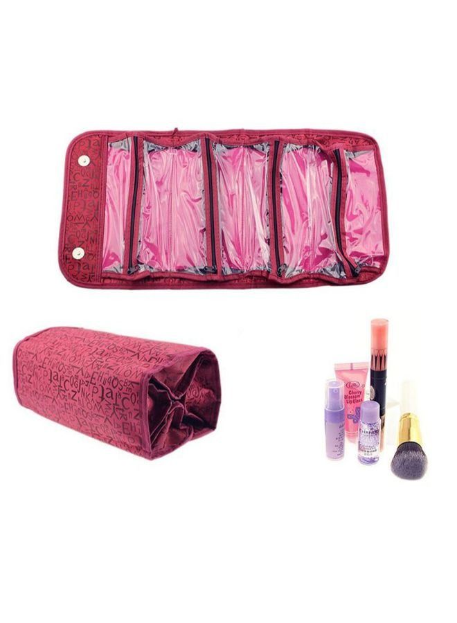 Travel Roll up Cosmetic bag - Image 1