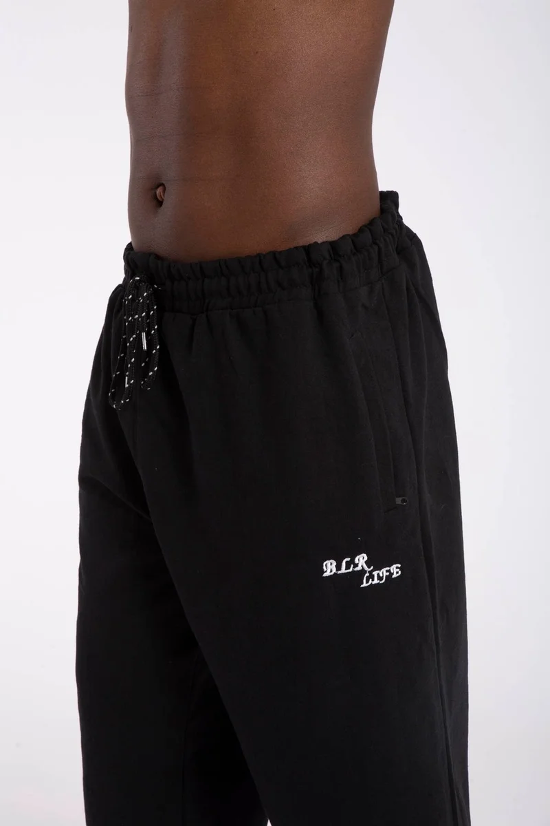 Tampap Large Size Men's Sweatpants with Pocket Zipper Blr-08
