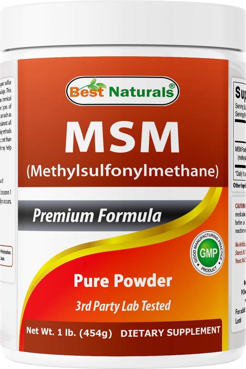 Best Naturals 100 Pure MSM Powder 1Lb
