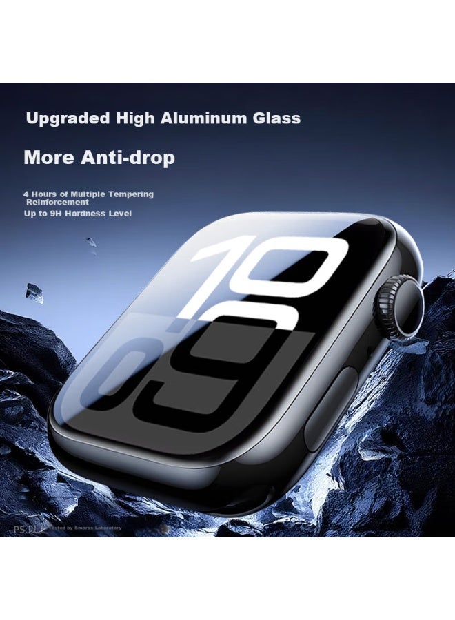 Smorss Screen Protector For Apple Watch S11/s10, Protective Film For Iwatch S10, Tempered Glass Film, Dust-free Installation, 46mm - Image 4