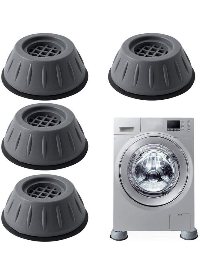 EasyLife 4 Pieces Anti-Vibration Pads for Universal Washing Machine Universal Foot Pad Base  - Image 1