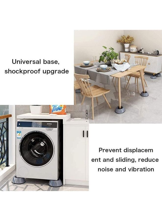 EasyLife 4 Pieces Anti-Vibration Pads for Universal Washing Machine Universal Foot Pad Base  - Image 2