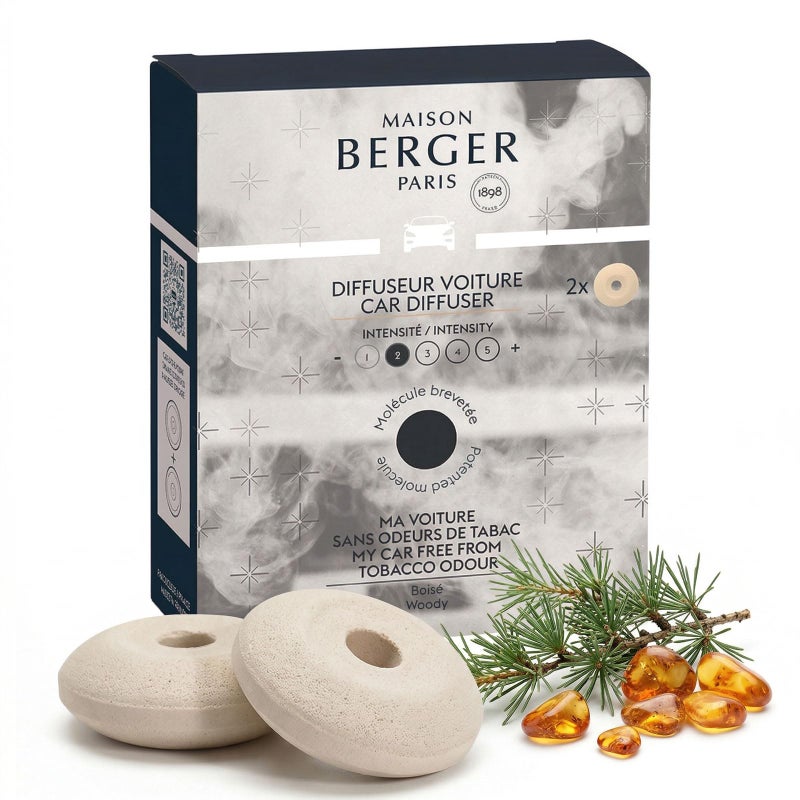 MAISON BERGER Car Diffuser Refill Set Anti Tobacco Odor - Image 3