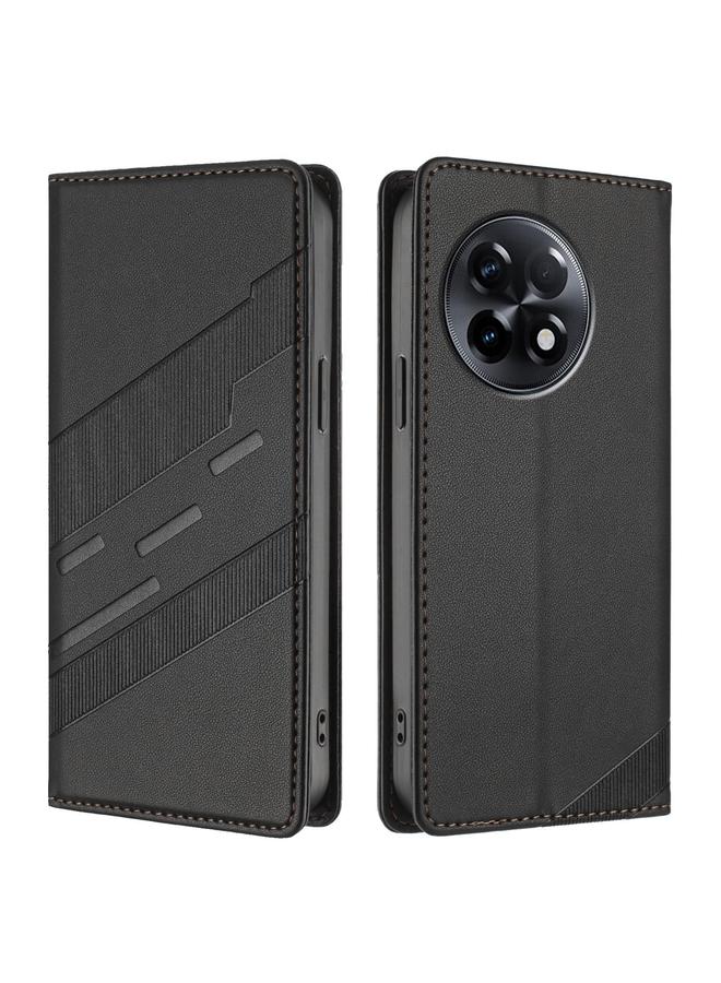 اس-توب جراب لهاتف OnePlus 11R، جراب جلدي بتصميم محفظة متعدد الوظائف منقوش - Image 2