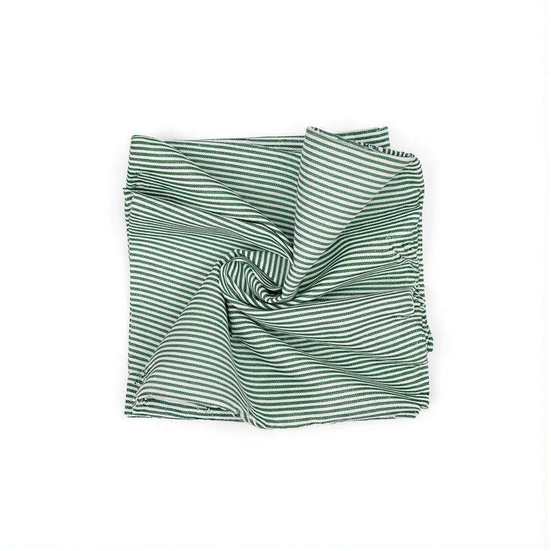 Yarn Dyed TC Stripe Fabric 1mm Thin Stripes High Density Shirt Cloth 602 Light Blue - Image 1
