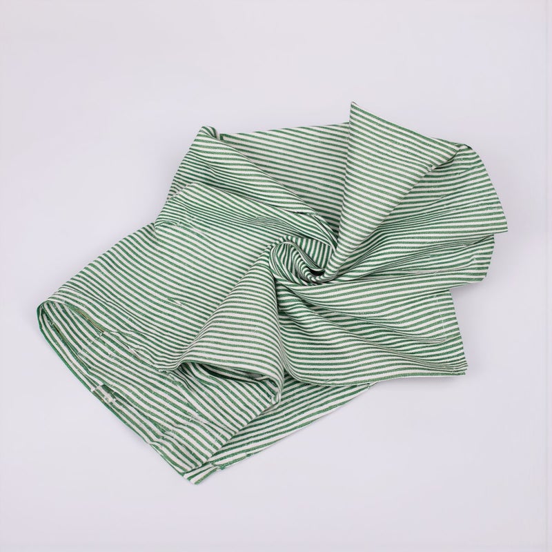 Yarn Dyed TC Stripe Fabric 1mm Thin Stripes High Density Shirt Cloth 602 Light Blue - Image 4
