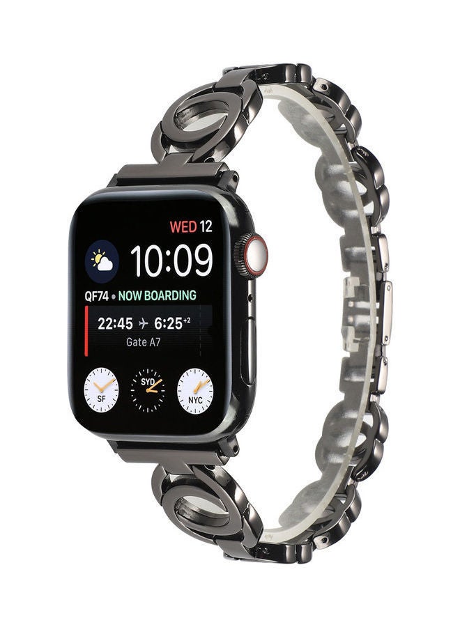 NIBEMINENT Women Strap for Apple Watch 38/40/41mm Black - Image 1