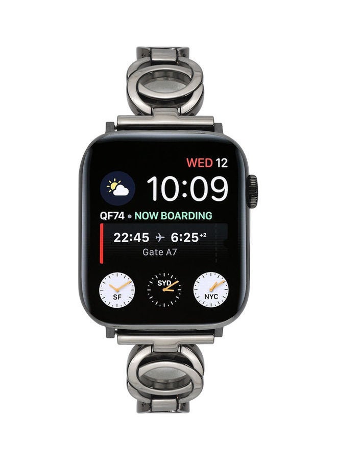 NIBEMINENT Women Strap for Apple Watch 38/40/41mm Black - Image 3