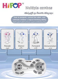 HIPOP Intelligent RC Robot With Gesture Sensing,Programmable,Singing And Dancing,Children's Educational Interactive Robot Toy Gift  - Image 5